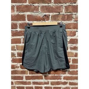 Under Armour Running Shorts Mens L Grey Brief Lined Heatgear Launch